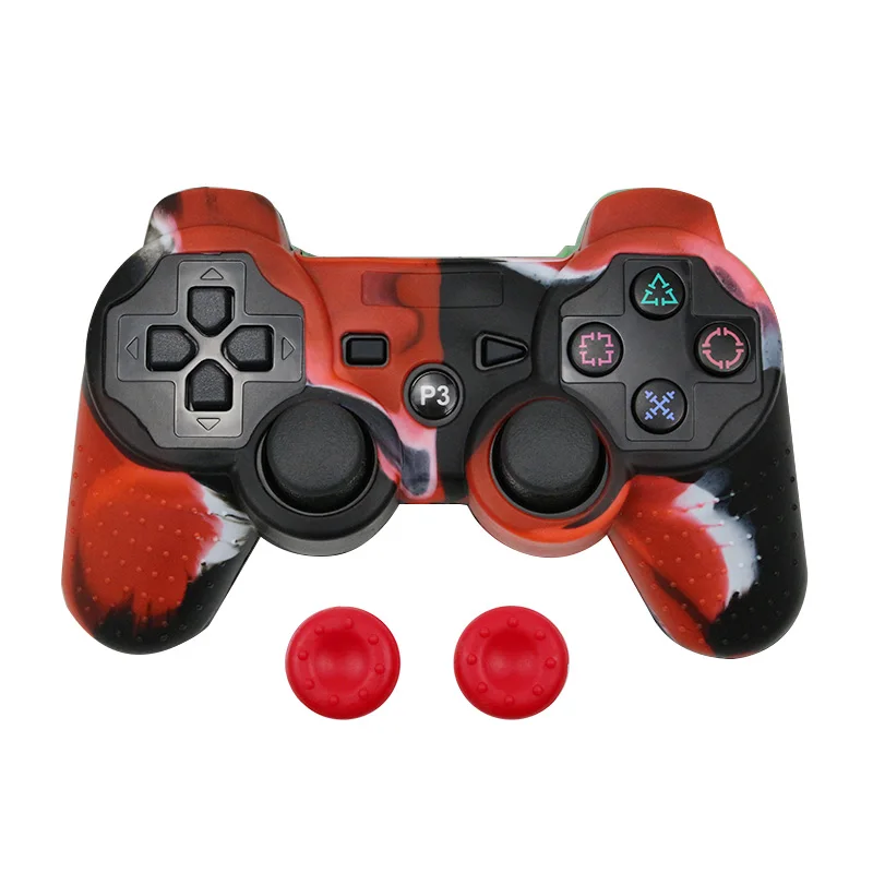 Силиконовый защитный чехол для контроллера PS3 PlayStation 3 гелевый резиновый с 2