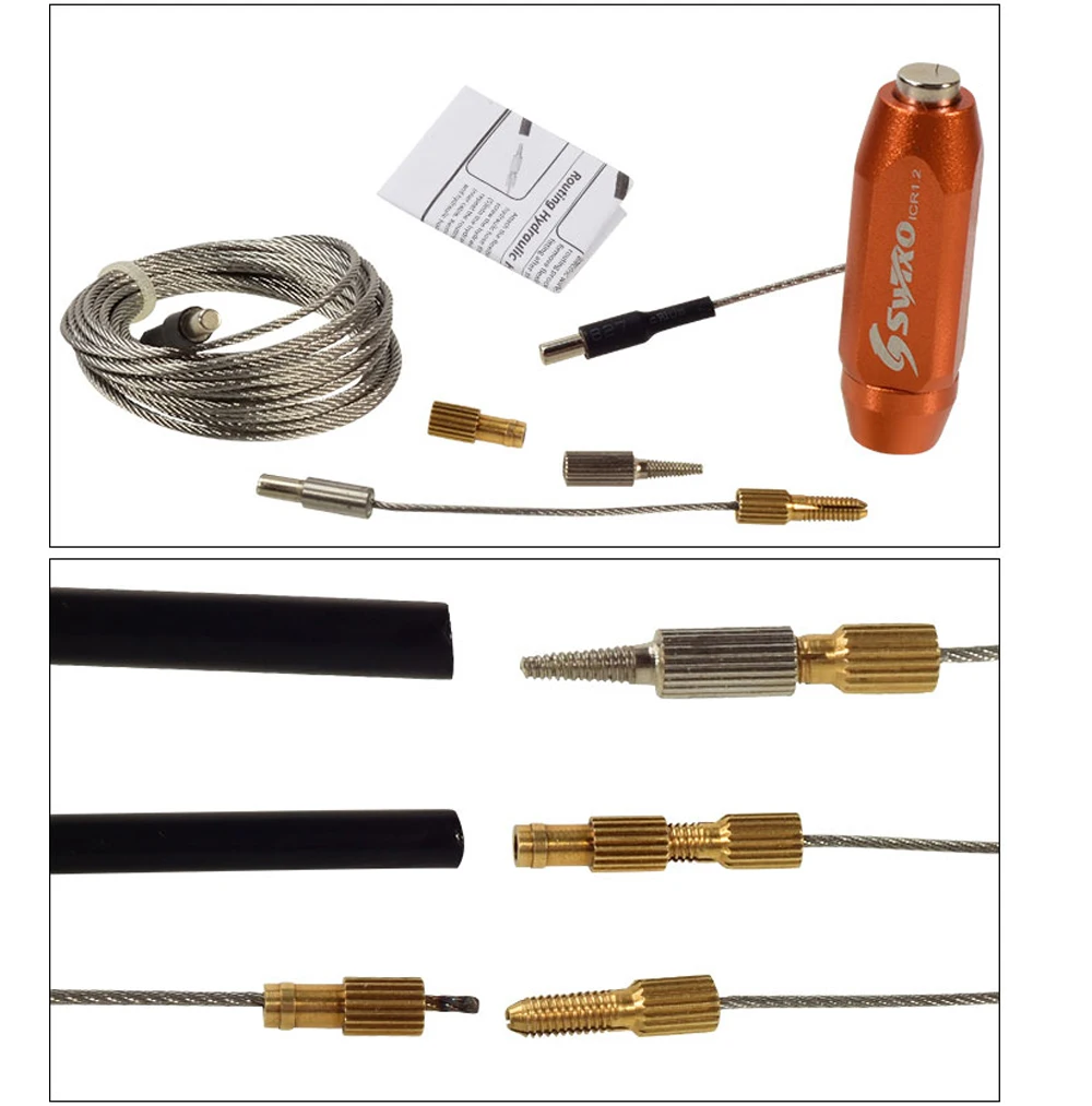 

Bicycle frame Inner Line Tool Shift Cable Bike Tube Brake Hose Oil Hydraulic Magnet Lead Professional Threading Set MTB Road