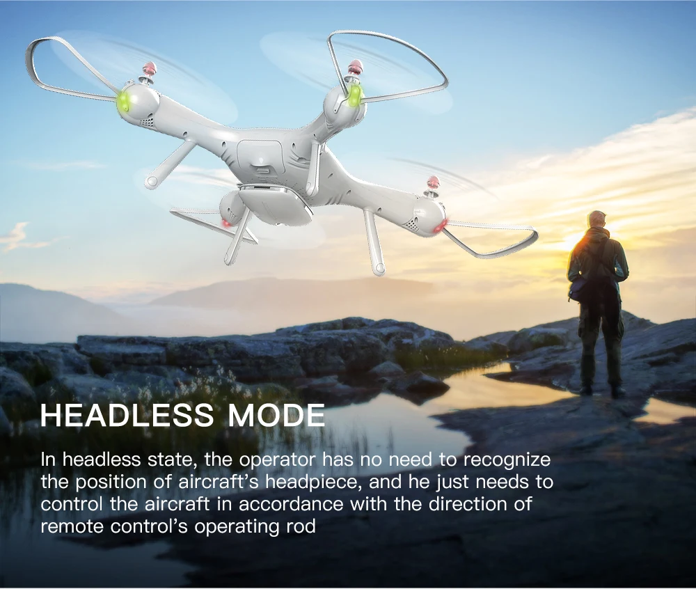 Syma регулируемая камера 720P HD RC Квадрокоптер 2 4G GPS позиционирование высота