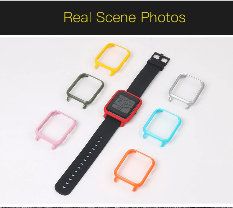 PC защитный чехол для часов для Xiaomi Huami Amazfit Bip Bit Youth Watch PC Shell Frame для Amazfit Bip аксессуары для часов