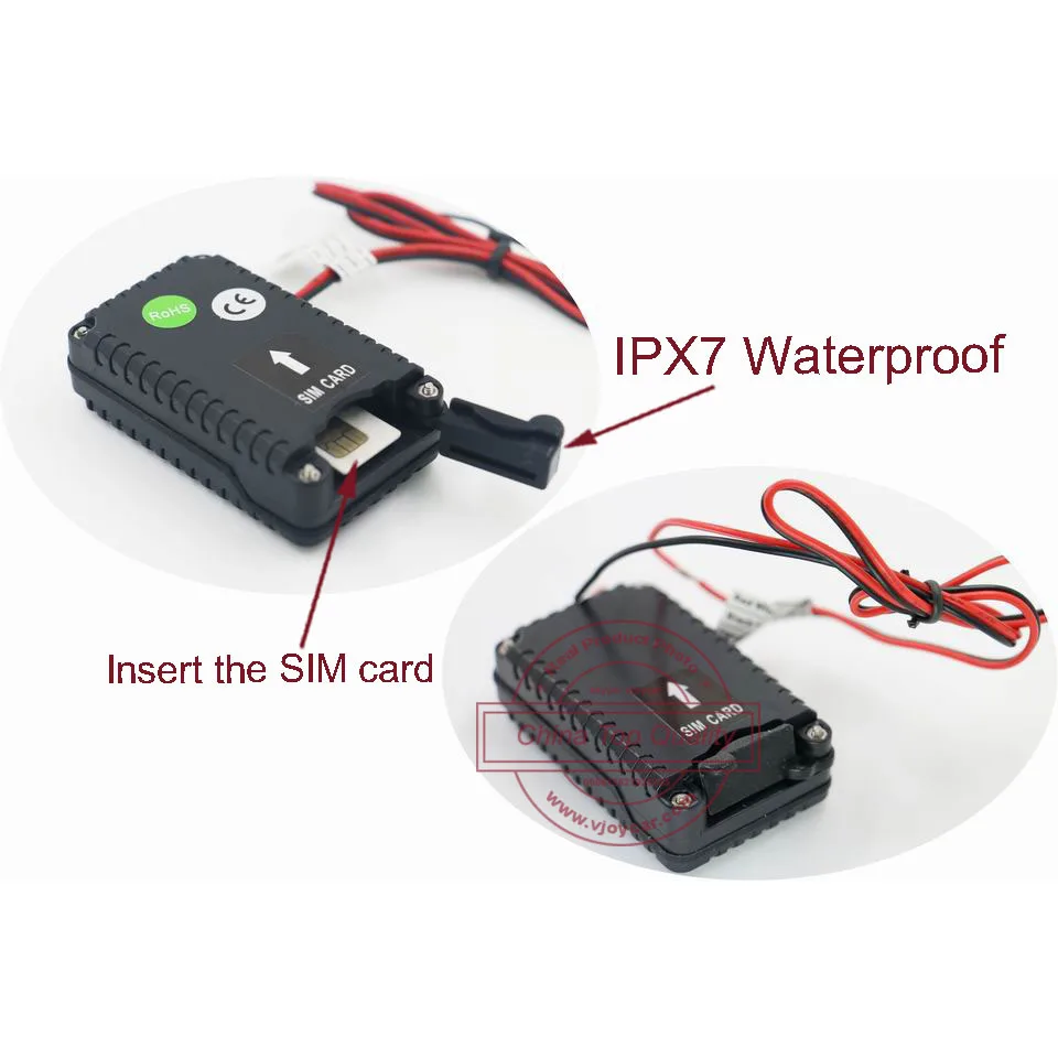 VJOYCAR T4024 мини gps Tracker Car Locator 12 В 60 Водонепроницаемый IPX7 Микрофон Голос монитор