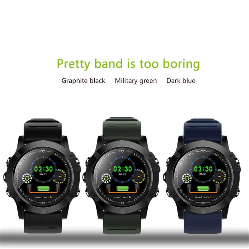 Смарт часы мужские Часы сердечного ритма приборы для измерения артериального