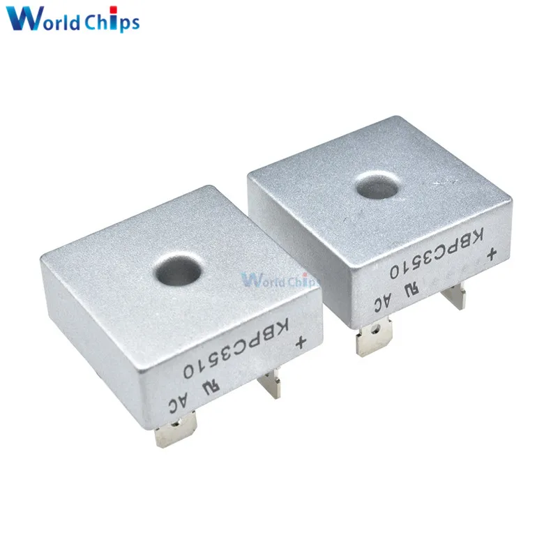 5 шт. KBPC3510 35A 1000 В диодный мост выпрямителя KBPC3510 одно фазный мост выпрямитель новое поступление