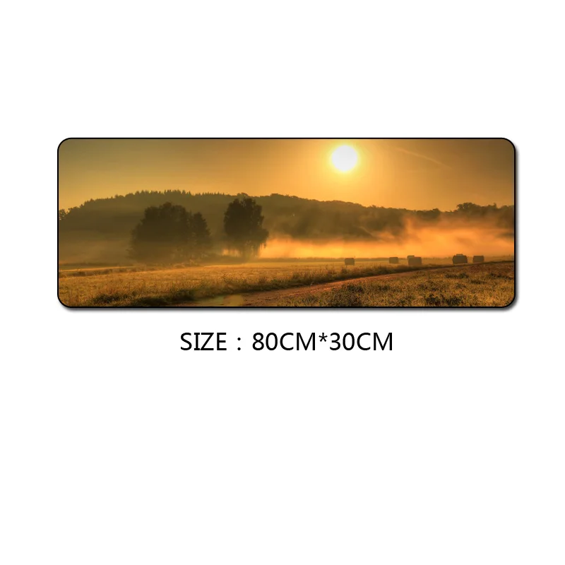 Model G FFFAS 80X30 см природа sunrise коврик для мыши большой ноутбук компьютер ПК клавиатура и коврик для мыши лазерная печать Высокая эффективность противоскользящая - Цвет: Model G