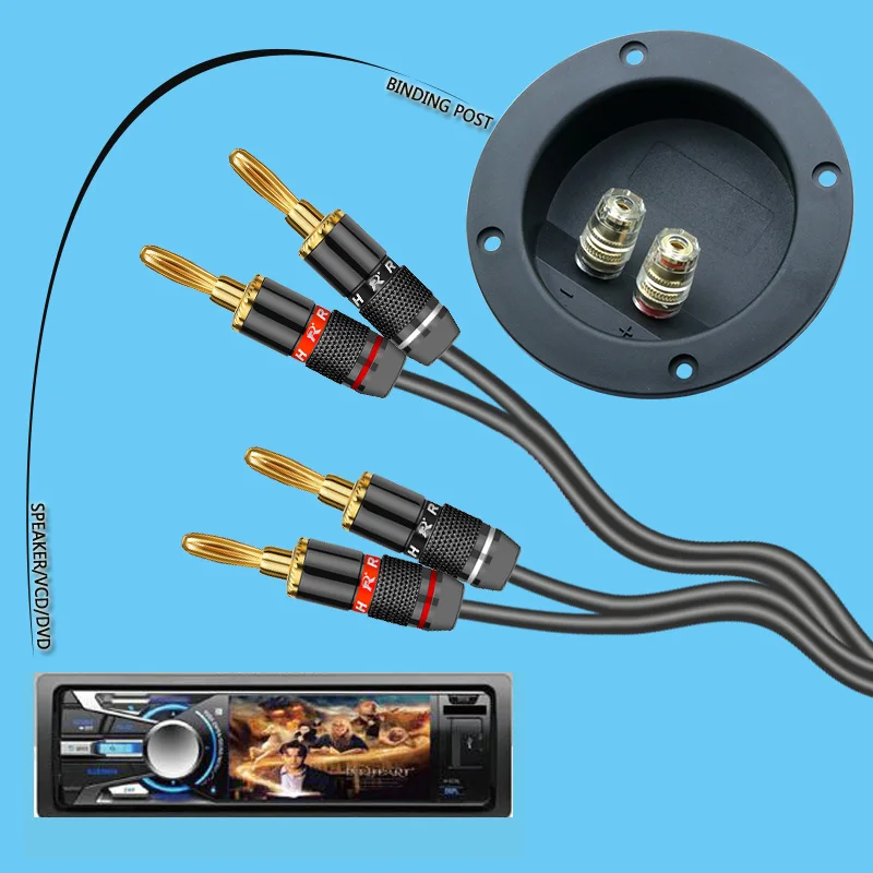 4 шт./2 пары разъём R штекеры типа банан|Соединители| |