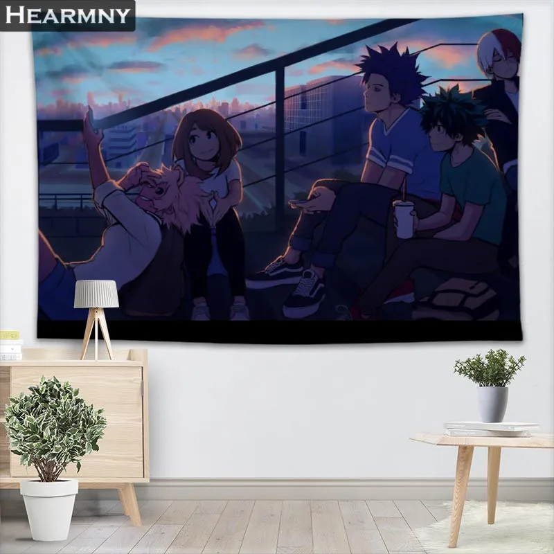 BOKU no Hero Academy Wall Tapestry Sheets Home Decorative Tapestries Beach Towel Yoga Mat Blanket Table Cloth | Дом и сад