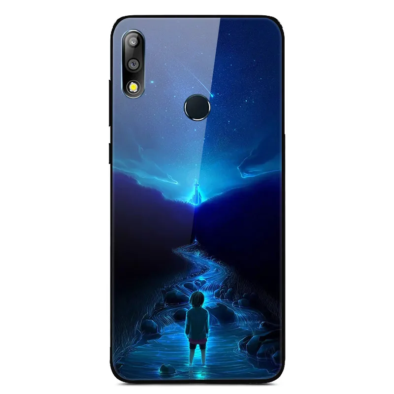 Для Asus Zenfone Max Pro M2 ZB631KL чехол из закаленного стекла с изображением планеты космос, стеклянный чехол на заднюю панель для Asus ZB631KL ZB 631KL ZB 631 KL - Цвет: 05
