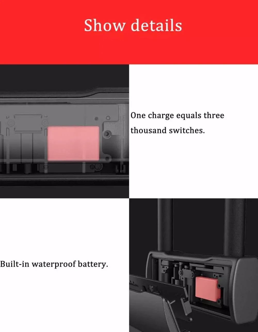 XIAOMI Mijia AreoX Интеллектуальный отпечаток пальца U замок U8 шкафчик раздвижная дверь Автомобиль Мотоцикл велосипед замок окно пароль водонепроницаемый