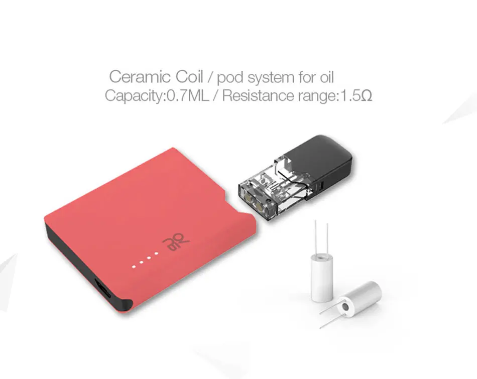 OVNS JC01 Pod Vape комплект 400mAh электронная сигарета 0,7 мл картридж Pod Tank 400mAh 3LED светильник испаритель VS calibren комплект