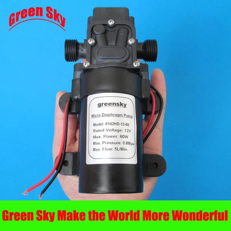 Диафрагменный насос постоянного тока 116PSI 5 л/мин 12 В 60 Вт|diaphragm pump|pump dcdiaphragm pump 60w |