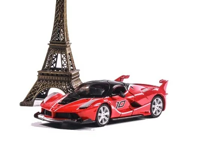 Бесплатная стандартная доставка 1:32 FXX спортивный автомобиль сплав модель