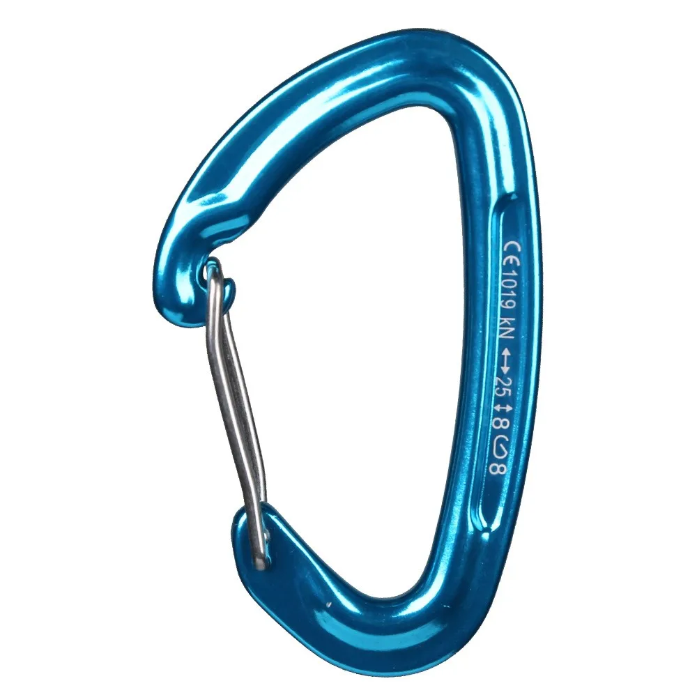 Outdoor steel wire door hanging Climbing climbing ice supplies safety buckle slow down protection equipment | Спорт и развлечения