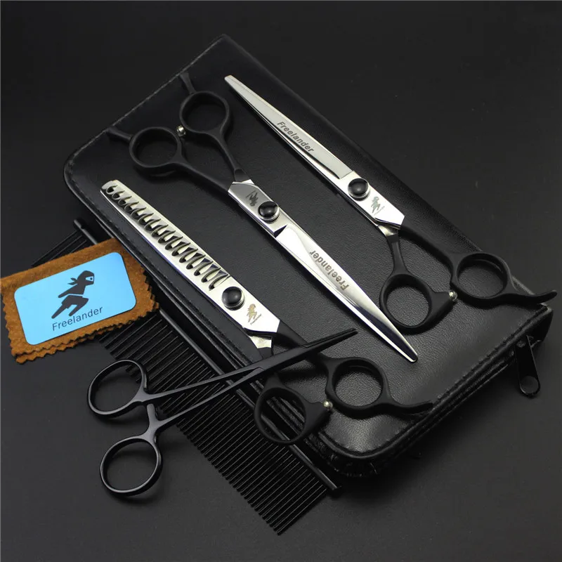 Набор ножниц для стрижки домашних питомцев 7 0 дюйма|thinning shears|hair cutscissors set |