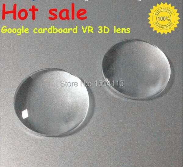 Новый проект для google cardboard VR 3D двойное Выпуклое стекло диаметр 25 мм фокусное