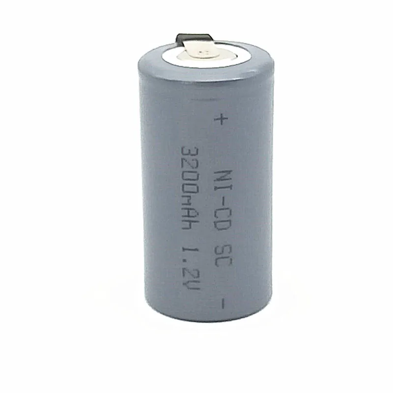 12 шт 3200mah SC 1 2 V Высокое качество Ni CD батарея Sub C 22420 с удлинителем перерабатываемым