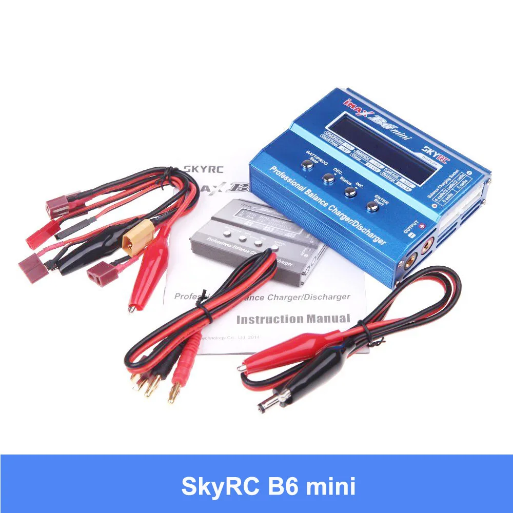 SKYRC IMAX B6 мини баланс зарядное устройство-Dis зарядное устройство для RC вертолет повторно пик NIMH/NICD самолет+ Мощность Adpater(опционально - Цвет: B6 MINI