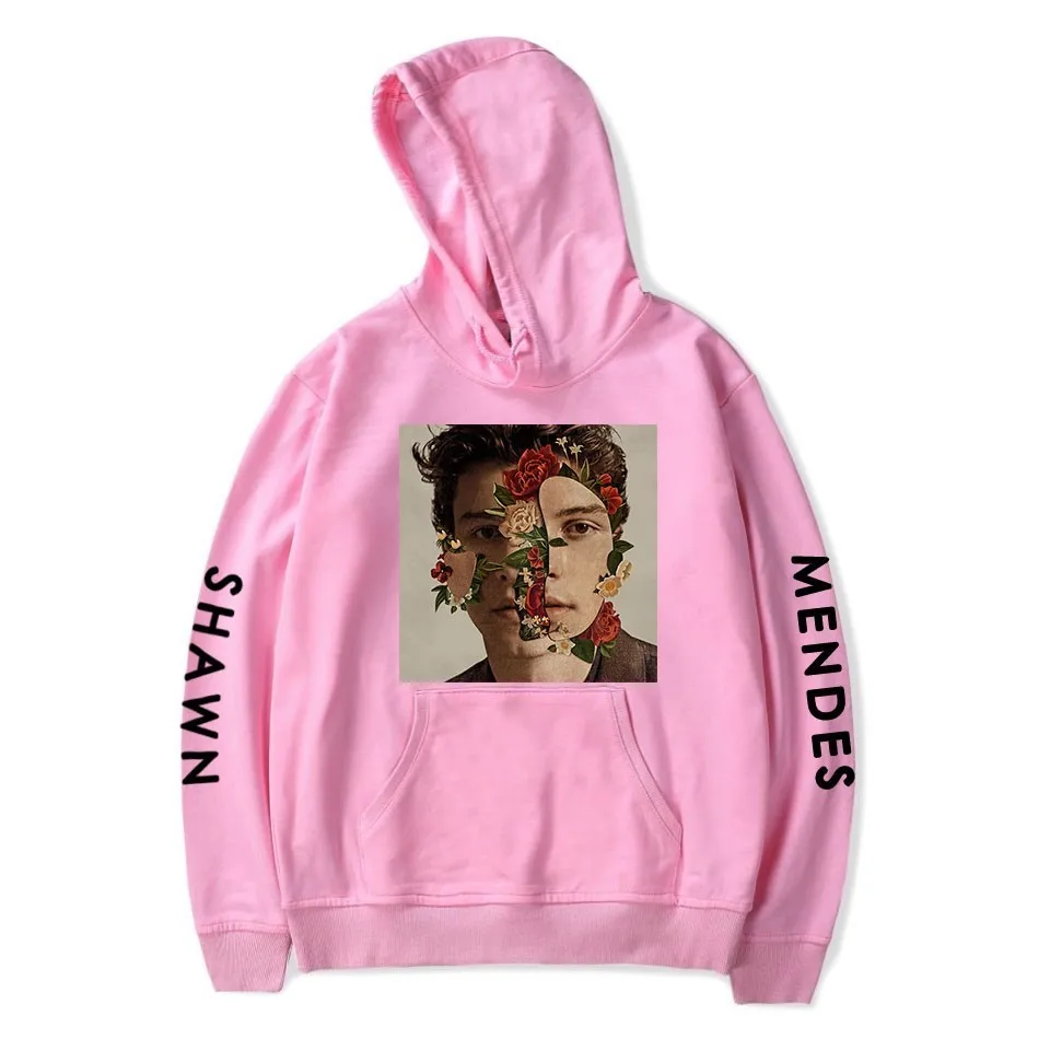 Новинка 2019 толстовка с капюшоном Shawn Mendes женские Толстовки принтом хлопковые