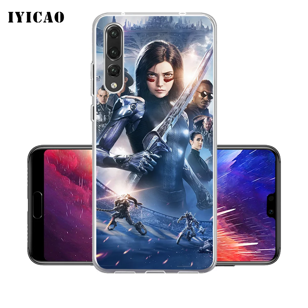 IYICAO Alita боевой Ангел Мягкий силиконовый чехол для телефона Huawei P30 P20 Pro P10 P9 P8 Lite P Smart