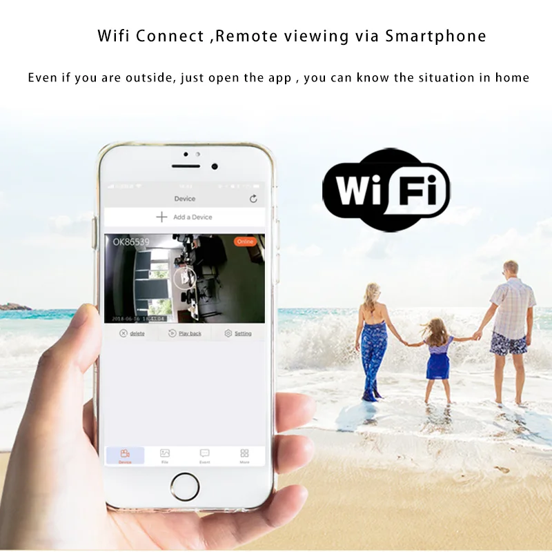 S1 Wifi мини камера ночного видения IP P2P обнаружения движения 140 градусов HD видео