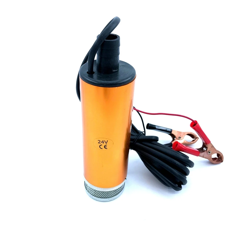 Погружной насос для перекачки дизельного топлива и воды диаметр 51 мм алюминиевый