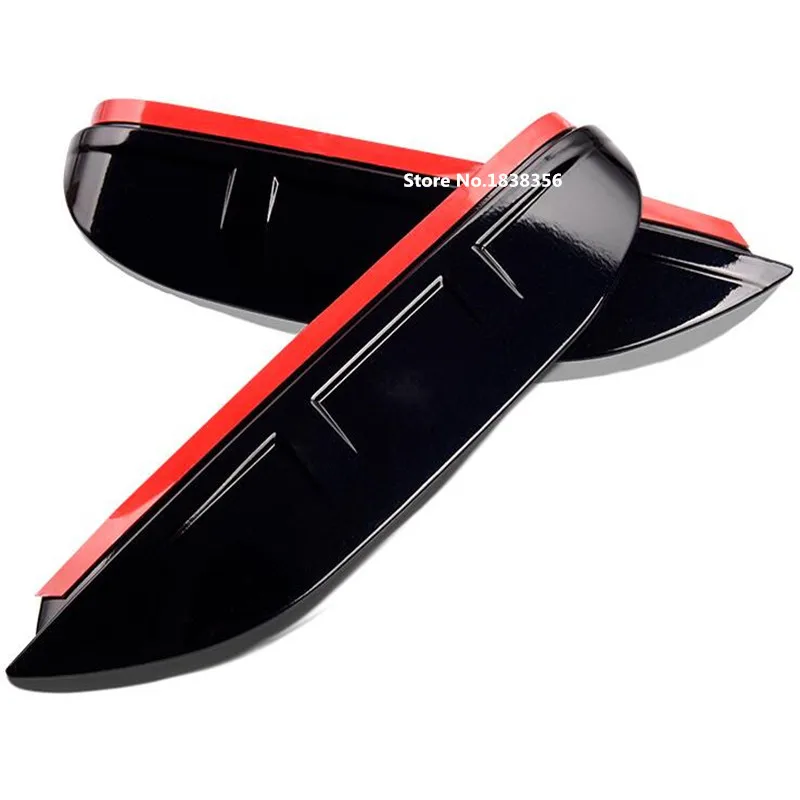 For Nissan X-Trail XTrail T32/Rogue 2017 2018 2019 2020 Rear Rearview Glass Mirror Rain Eyebrow Shield Sun Visor Shade Plastic | Автомобили