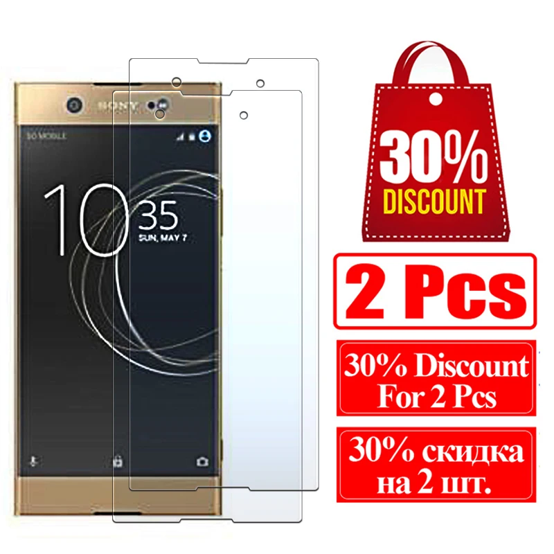 Защитное стекло на для Sony Xperia xa1 Plus Soni Xa Xa2 Ultra закаленное 1 2 X A Защитная пленка 2.5D