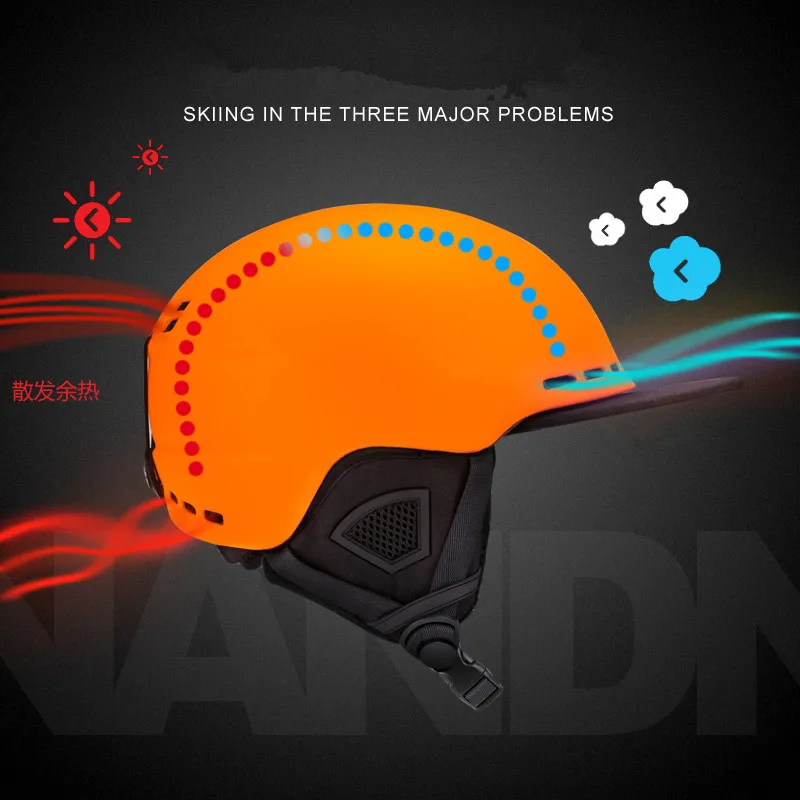 Nandn лыжные шлемы PC + EPS Сверхлегкий высококачественный шлем для сноуборда мужчин