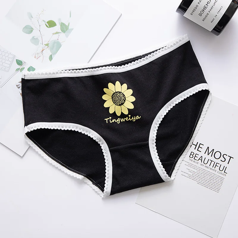5 шт./лот новые хлопковые трусики женские удобные дышащие трусы сексуальные для