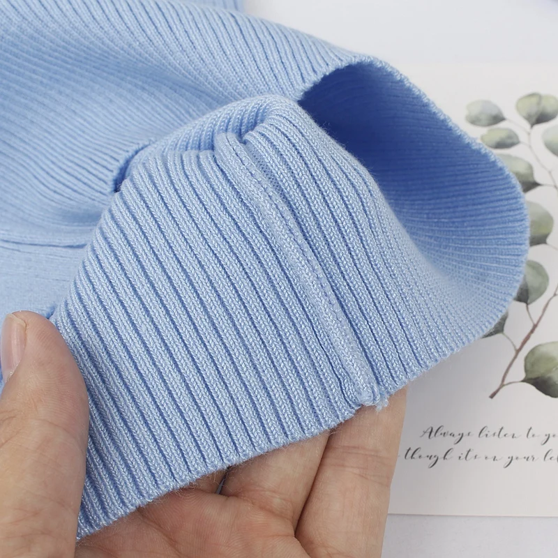 BYGOUBY Basis Женский пуловер свитер Осень-зима тонкий топ на шее высокая эластичность