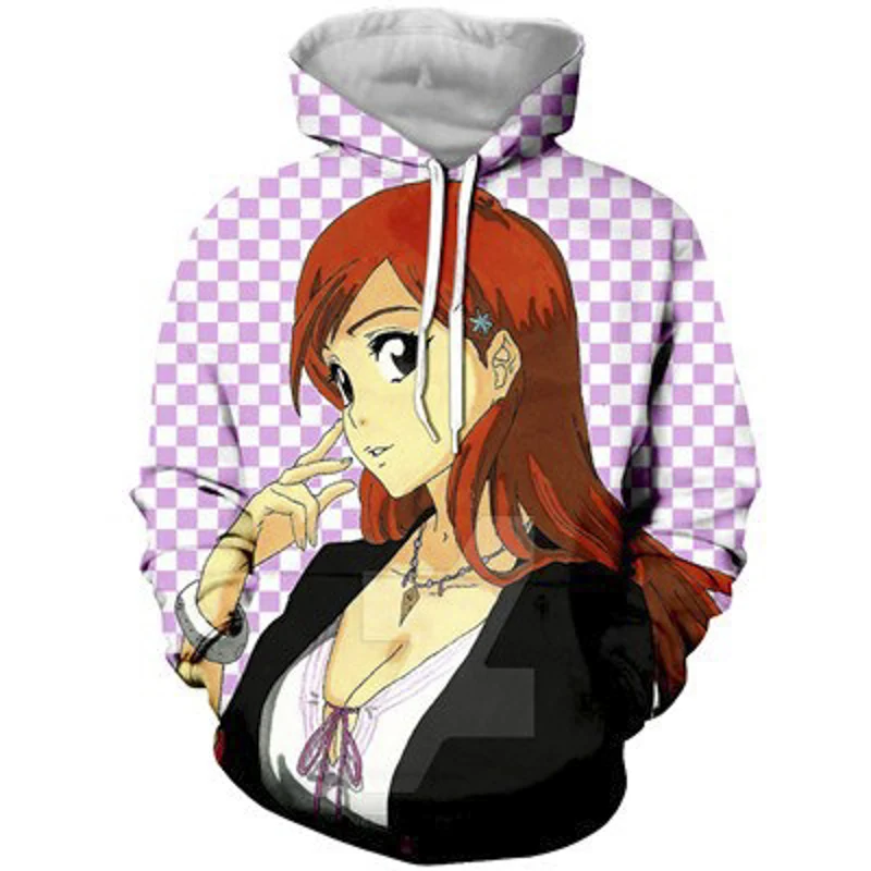BH-031 Аниме Bleach 3D толстовки с принтом для женщин/мужчин с длинным рукавом повседневные толстовки с капюшоном уличная одежда худи в стиле хип-хоп модные Джемперы подарки - Цвет: BH-031
