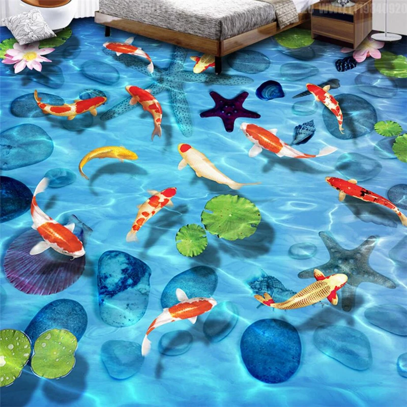 3D обои для ванной комнаты ПВХ самоклеящиеся на стену | Обустройство дома