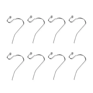 Aiovlo 100 шт.лот французские ушные крючки для почек серьги проволока для ушей 20 мм 361 Нержавеющая сталь для изготовления ювелирных изделий ремесло Сделай Сам застежка