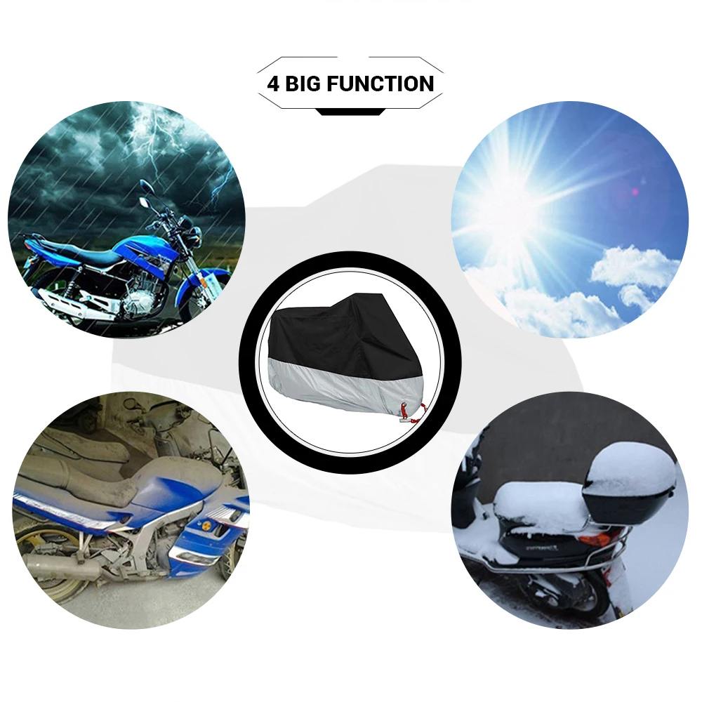 HEROBIKER чехол для мотоцикла всесезонный Водонепроницаемый Пылезащитный УФ