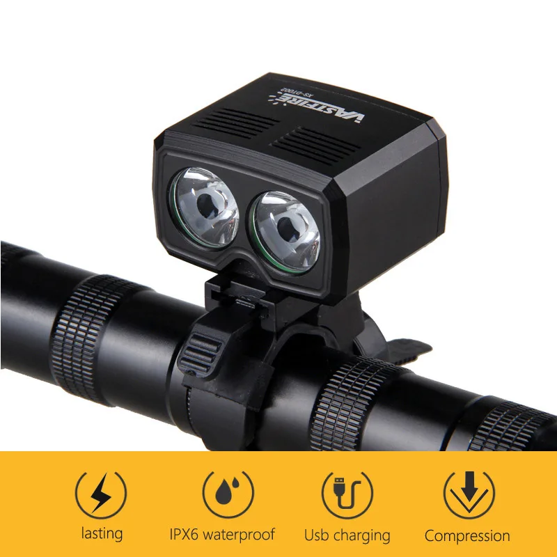 Фара велосипедная аккумуляторная XM L T6 5000 лм 5 режимов|Велосипедная фара| |