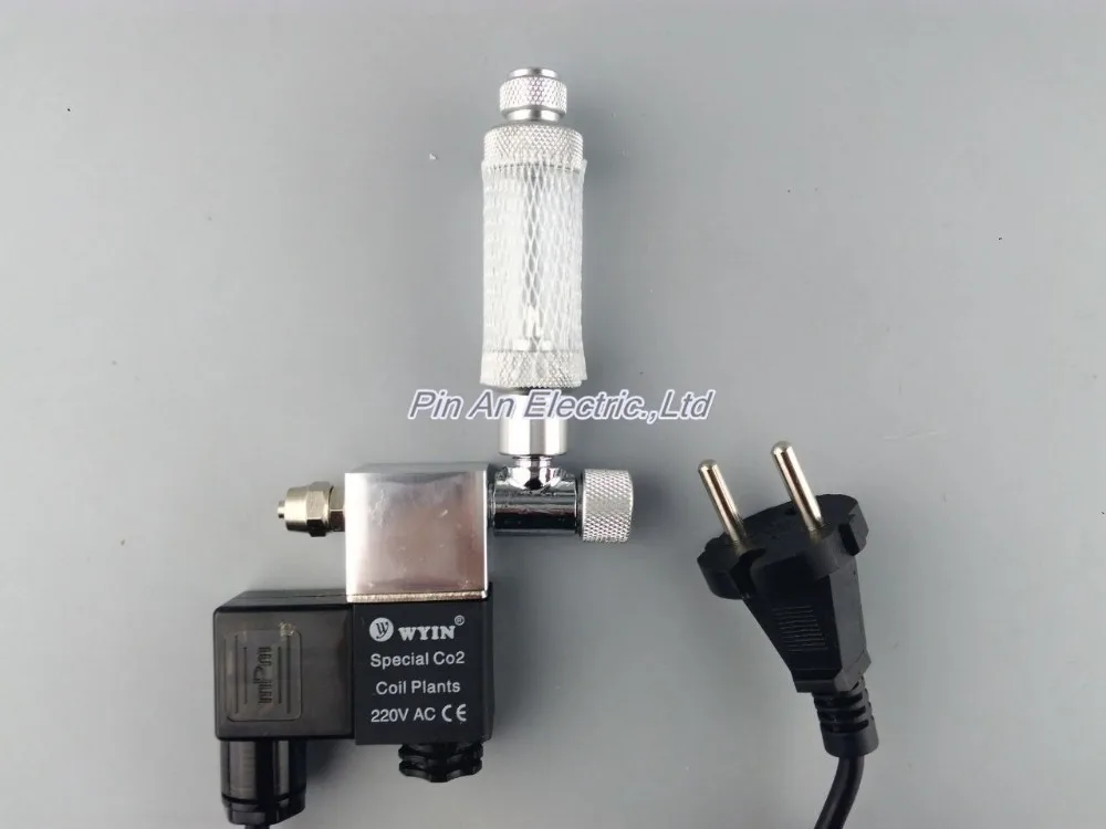 Магнитный Соленоидный клапан 220 В ночное время система для аквариума CO2 сделай