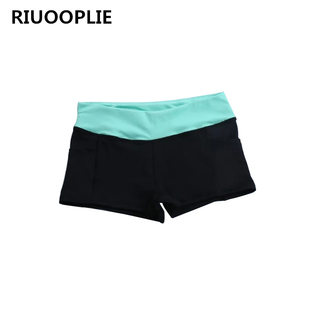 RIUOOPLIE Для женщин лето эластичный пояс спортивные шорты Повседневное Фитнес