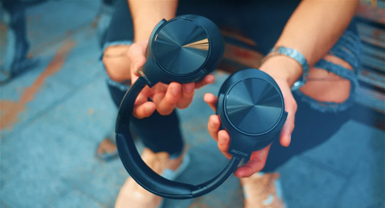 Mixcder E9 Bluetooth наушники ANC с активным шумоподавлением Беспроводные наушники с микрофоном над ухом HiFi глубокий бас для телевизора