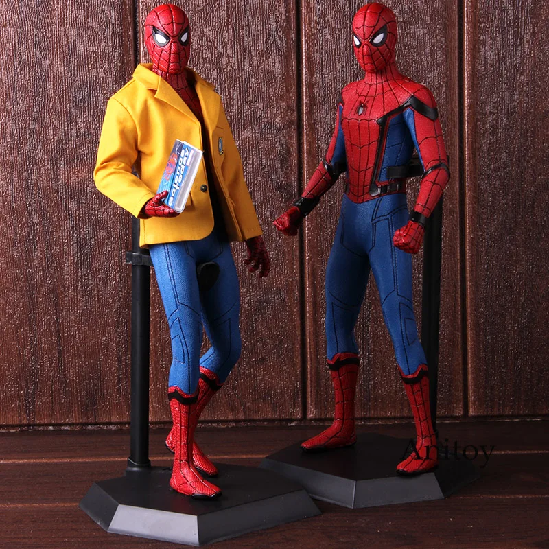 Marvel Человек-паук возвращение домой Человек-паук Сумасшедшие игрушки 1/6 Фигурки Коллекционная Фигурка модель игрушки
