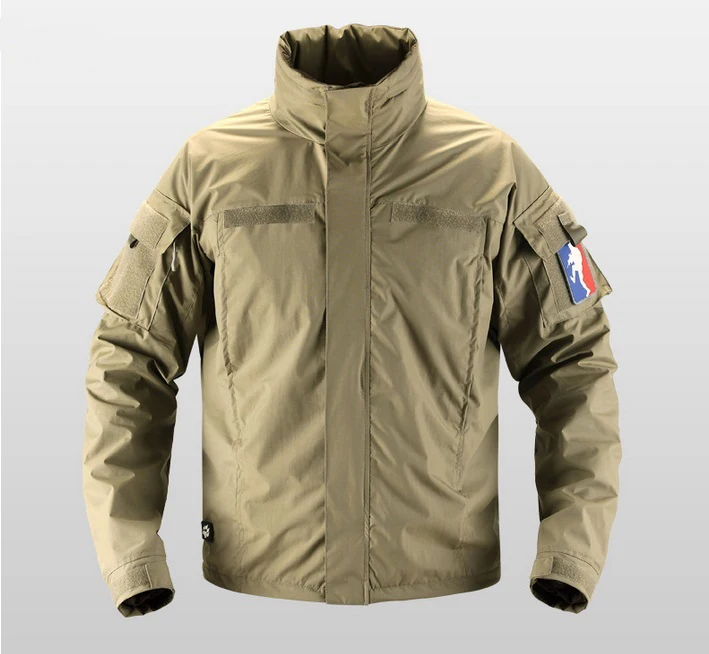 Уличная тактическая водонепроницаемая военная куртка Мужская мягкая армейская