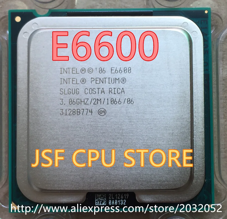 Lntel E6600 настольные компьютеры процессор Pentium Процессор 2 м/3 06 ГГц/1066 FSB LGA 775 кэш