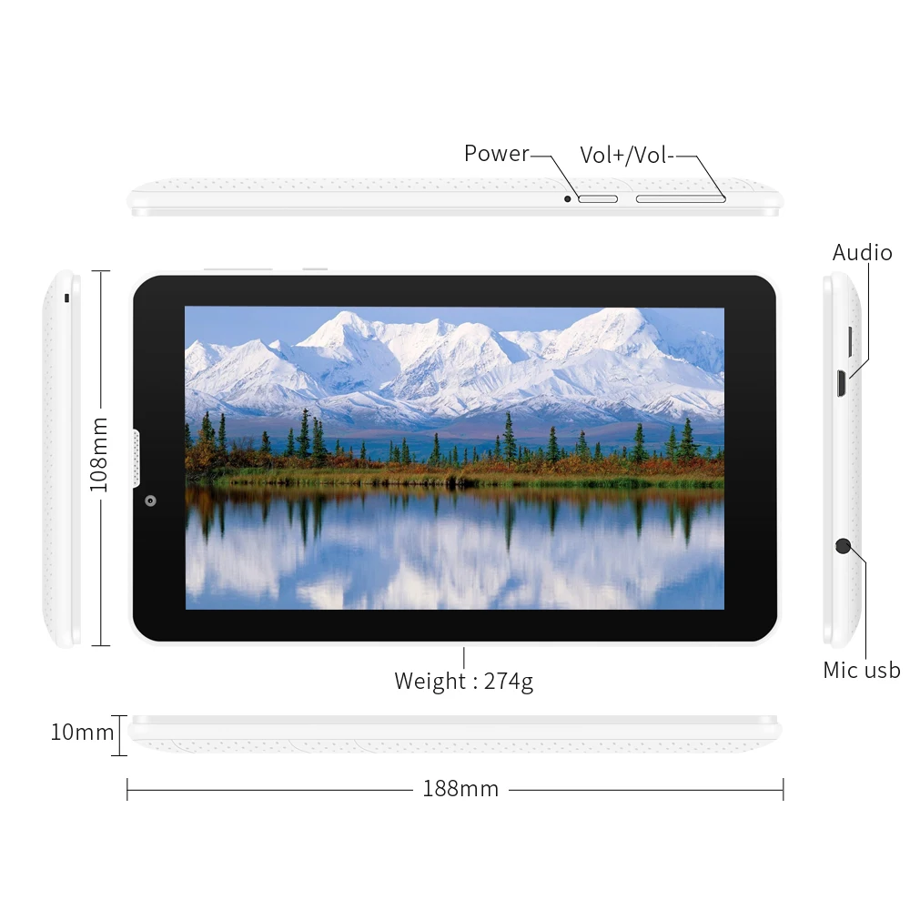 Yuntab E706 7 дюймов Android 5 1 емкостный экран 1024*600 планшетный ПК четырехъядерный двойной