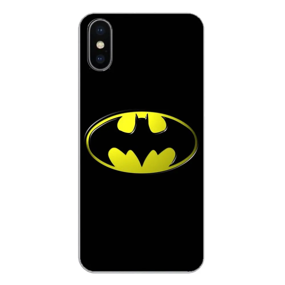Силиконовый чехол Бэтмен супергерой для iPhone XS Max XR X 4 4S 5 5S 5C SE 6 6S 7 8 Plus Samsung Galaxy J1 J3 J5