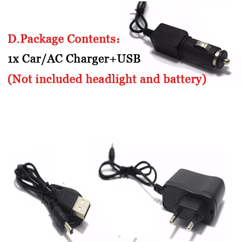 USB налобный фонарь led 18650 налобный фонарь водонепроницаемый перезаряжаемый XML T6 Кемпинговые фонари с аккумулятором зарядное устройство Usb кабель