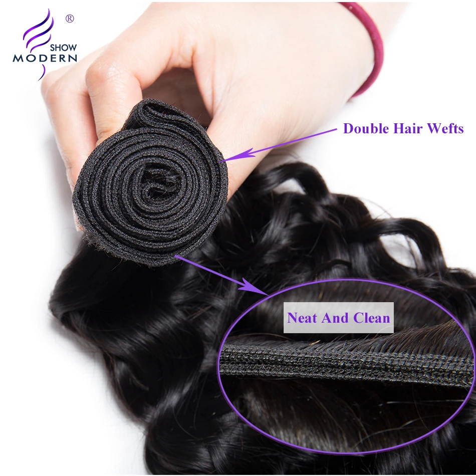 Бразильские лучшие волосы Remy волна воды современное шоу человеческие пучки