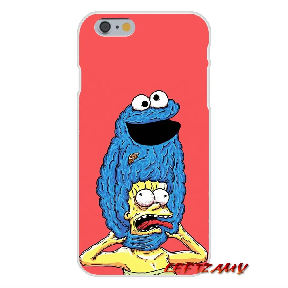 Аксессуары телефон оболочки охватывает cookie monster мультфильм для huawei P Smart Коврики Y6