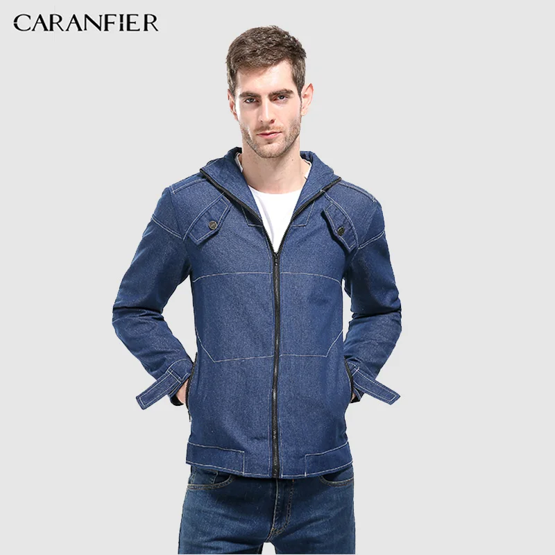CARANFIER Jaqueta Masculina брендовая мужская куртка в Западном ковбойском стиле с открытым