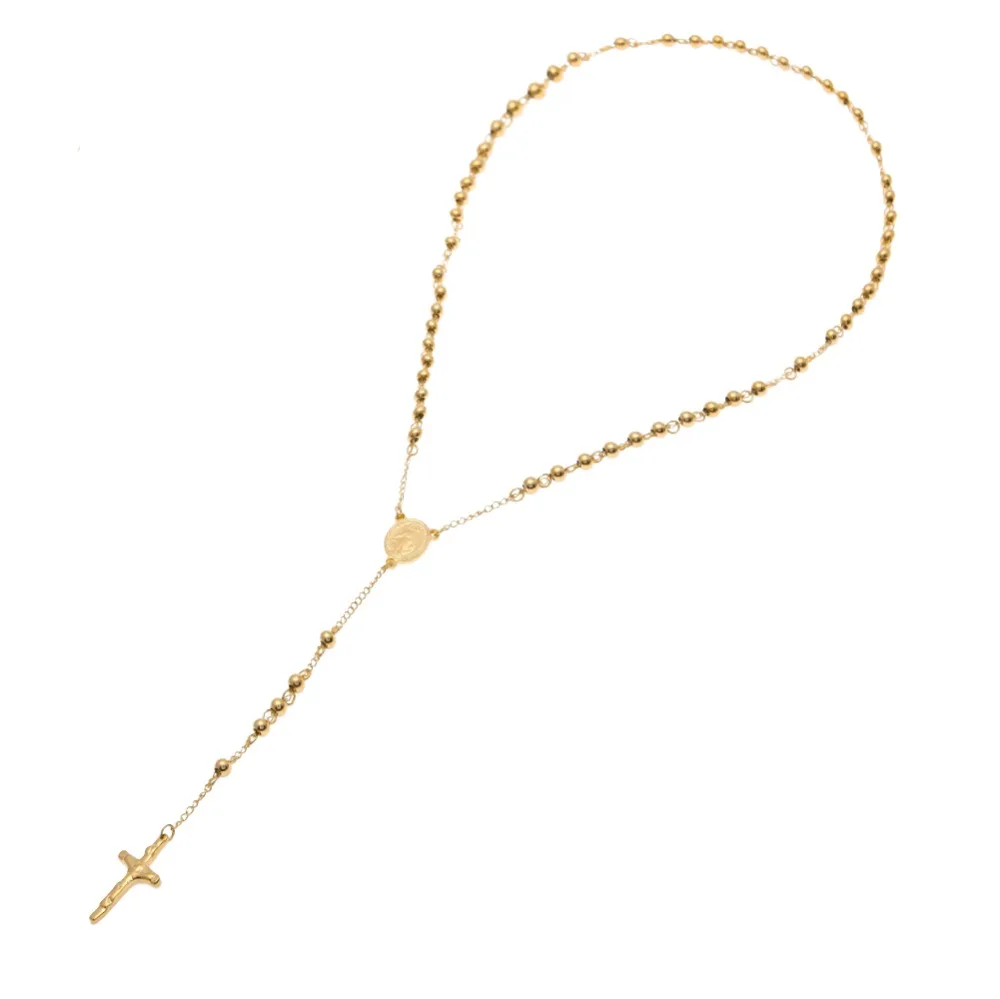 Новая католическая Мадонна богинь Гуадалупе четки из бусин ожерелье золотого