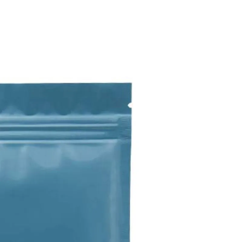 Ferimo 100 шт. синий замка застежка молнии Ziplock мешок Алюминий Фольга Mylar мешки для