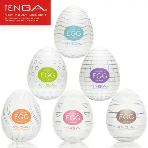 Оригинальное японское яйцо TENGA, пенис, мастурбатор для мужчин, карманная Реалистичная Вагина, силиконовое яйцо с смазкой, интимные игрушки, ...