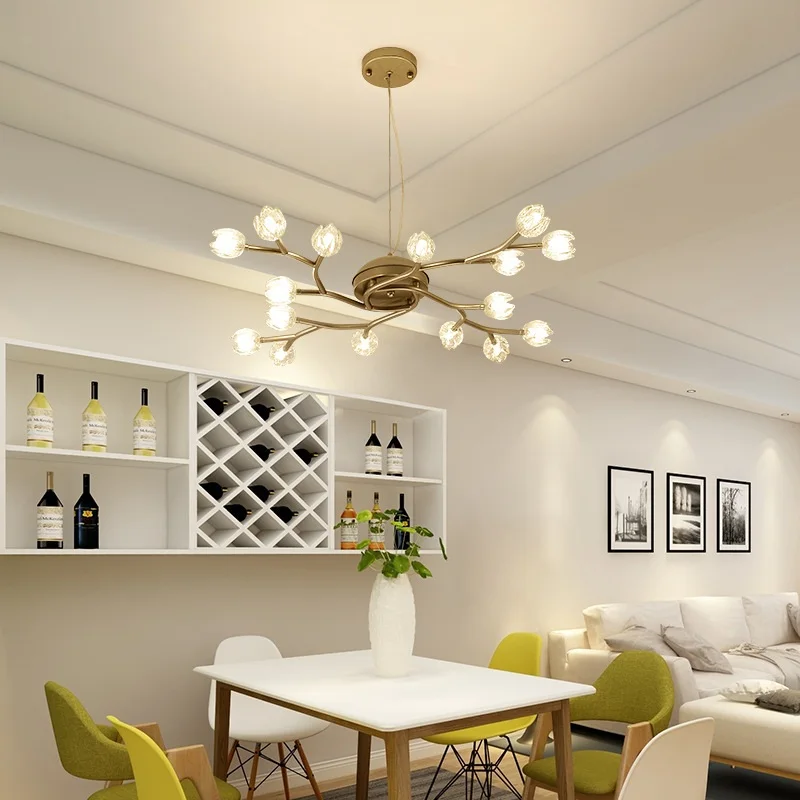 Скандинавские постсовременные потолочные светильники Led для ресторана гостиной